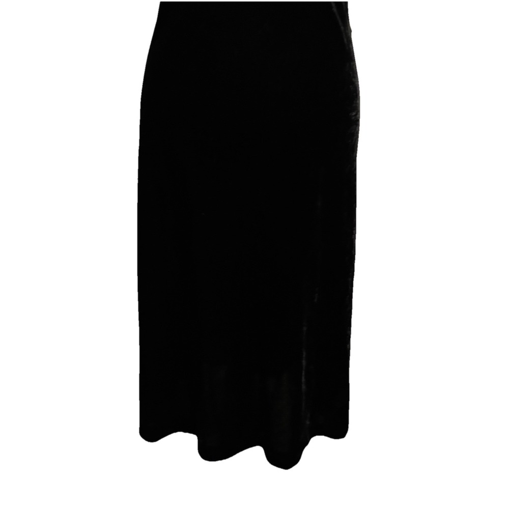 Cami NYC Black Velvet Burnout Dress Size 6 Whimsigoth Fairy Romantic Timeless - Picture 7 of 9